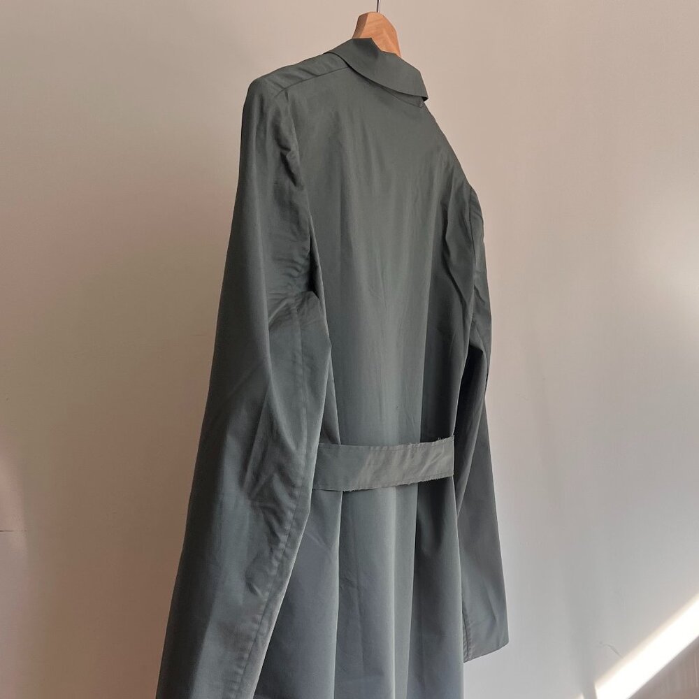 Cos Tailored Trench Coat Olive Green View 5